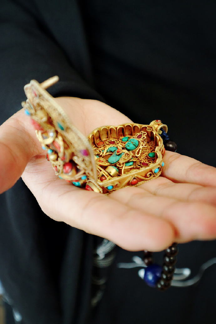 匠心|嘎乌盒|老矿大青金石