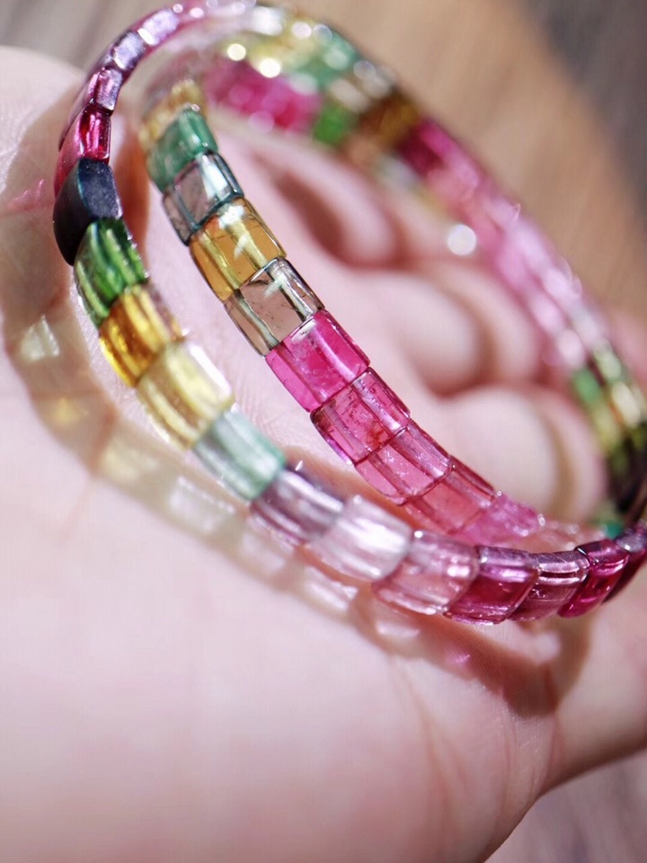 彩虹碧玺 【彩虹碧玺】愿有心人往后岁月五彩缤纷、绚烂至极-菩心晶舍