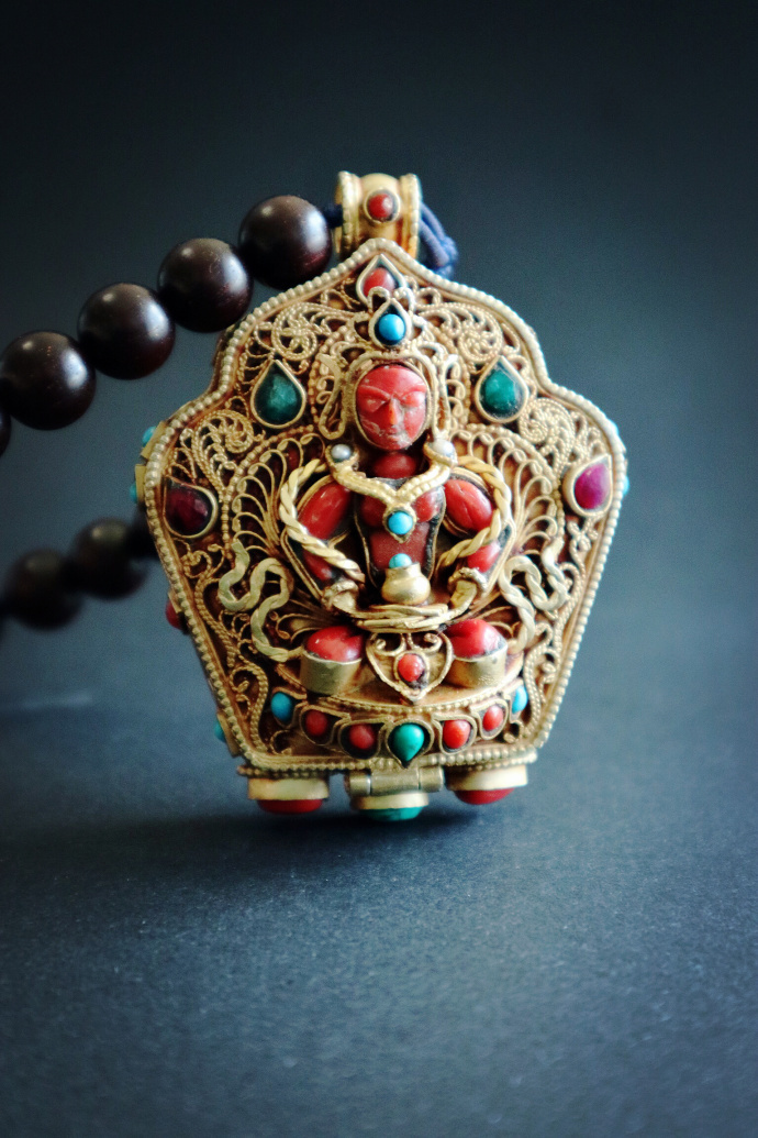 匠心|嘎乌盒|老矿大青金石