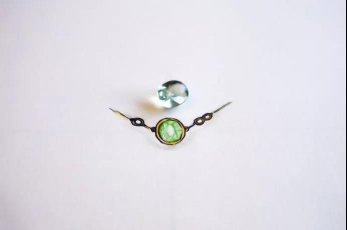 绿碧玺锁骨链 菩心近期的设计款单品以及设计图展示-菩心晶舍