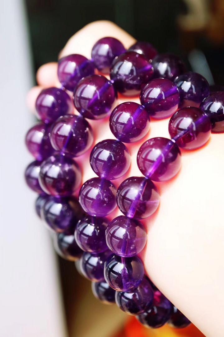 【菩心-紫水晶】乌拉圭顶级大珠子紫水晶，够大，能量够正-菩心晶舍