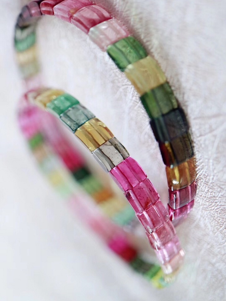 彩虹碧玺 【彩虹碧玺】愿有心人往后岁月五彩缤纷、绚烂至极-菩心晶舍