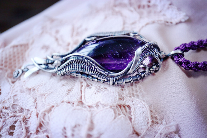 紫发晶|纯银纯手工设计