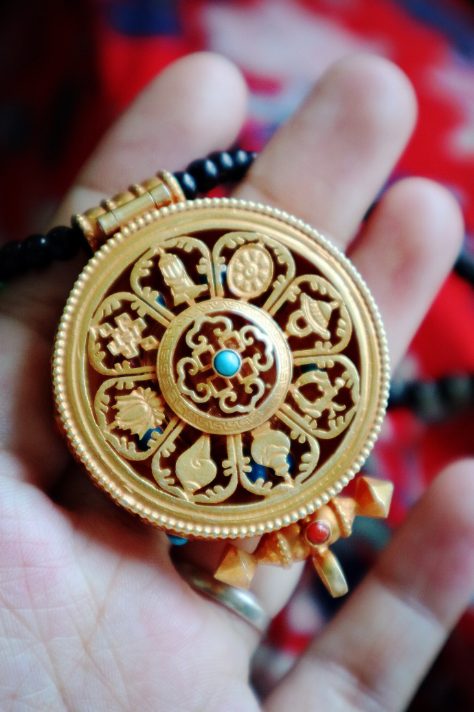 【嘎乌盒|鎏金】菩心特色的“财神”嘎乌盒