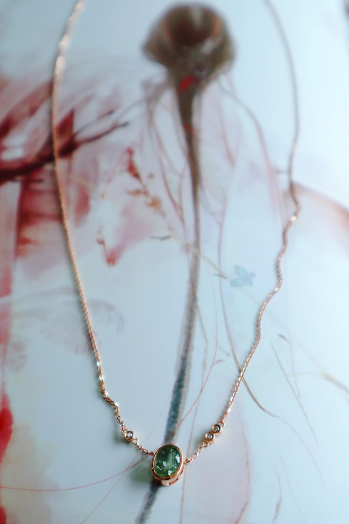 碧玺|星空款锁骨链 【碧玺|星空款锁骨链】故事很长,我长话短说“我爱你” -菩心晶舍