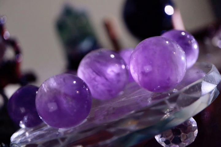 ​​菩心晶舍紫水晶七星阵