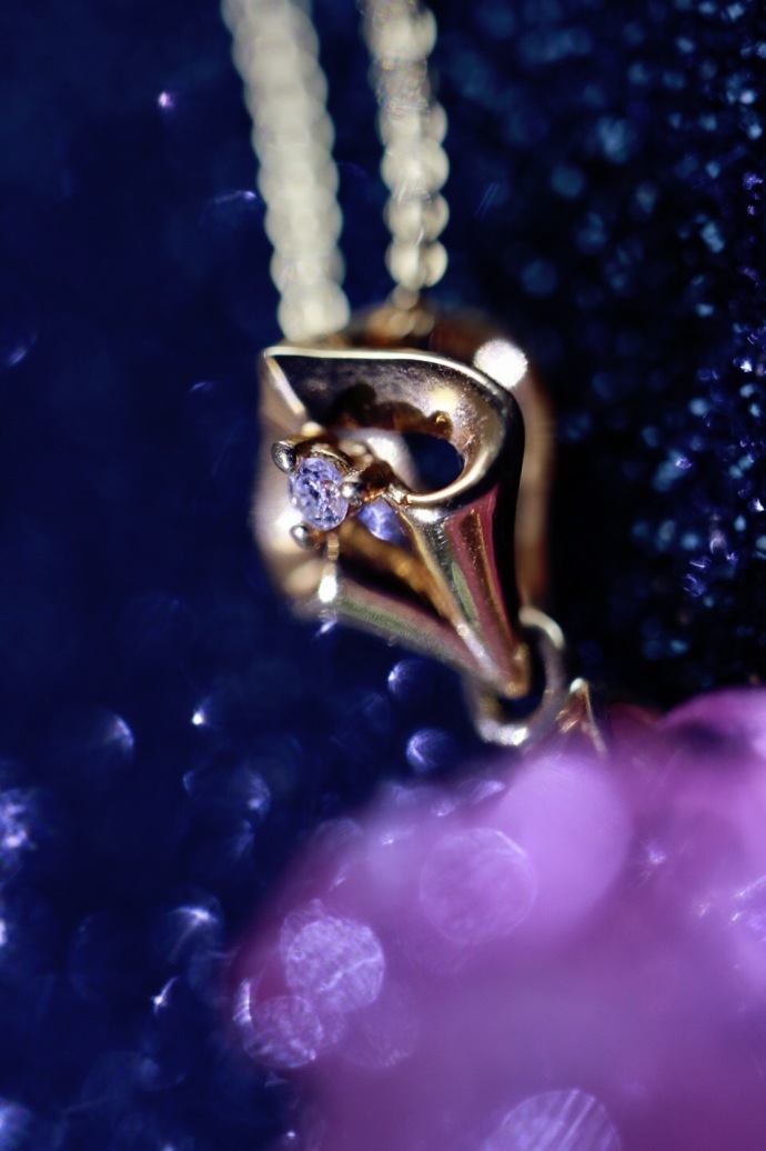 猫眼粉碧玺 | 18k