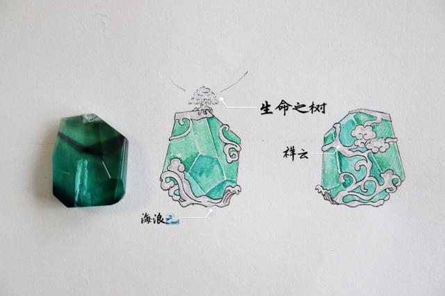 天然萤石罗汉果款设计图 胎毛怎么保存?用天然晶石做胎毛纪念品是什么效果?-菩心晶舍