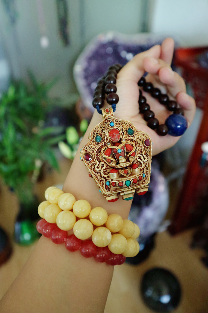 匠心|嘎乌盒|老矿大青金石