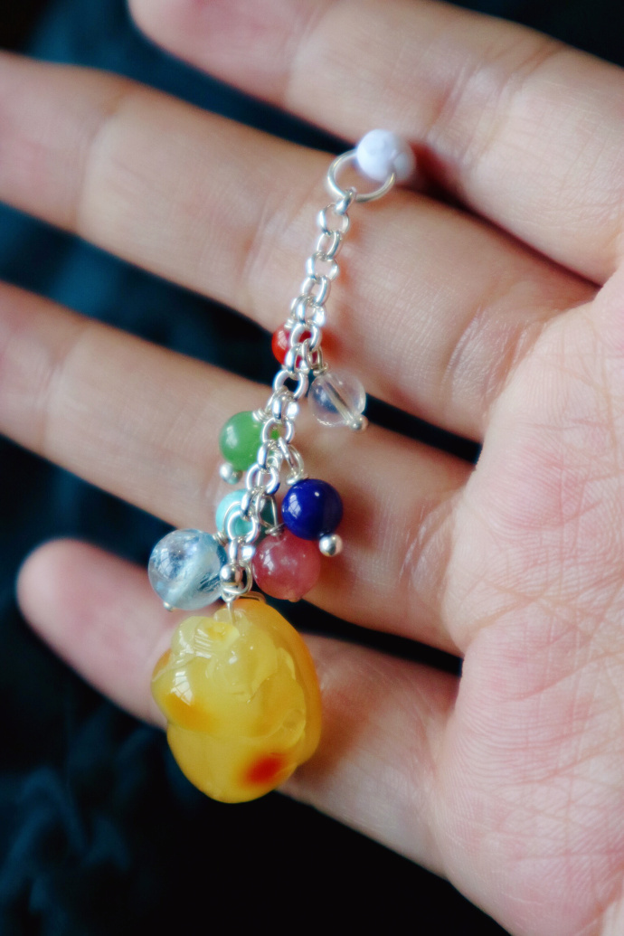 蜜蜡小猪猪挂件