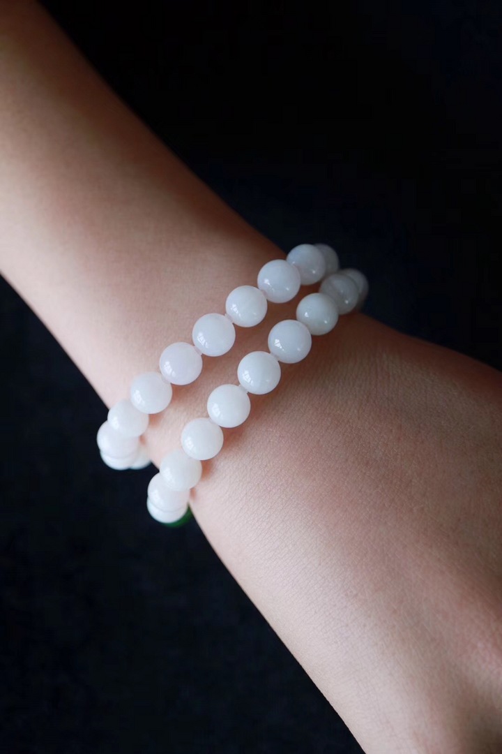 菩心 | 玉化砗磲&碧玉