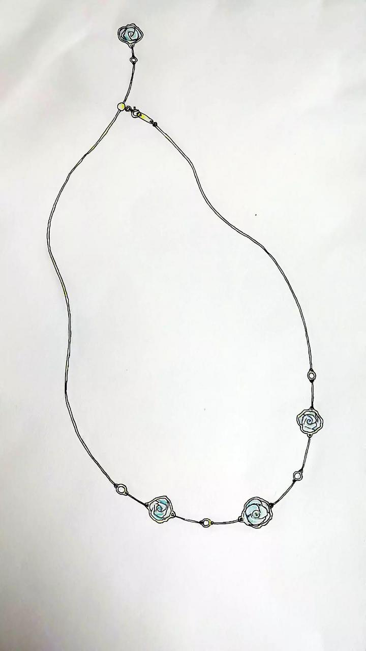 西瓜碧玺镂空戒指设计稿 菩心近期的设计款单品以及设计图展示-菩心晶舍