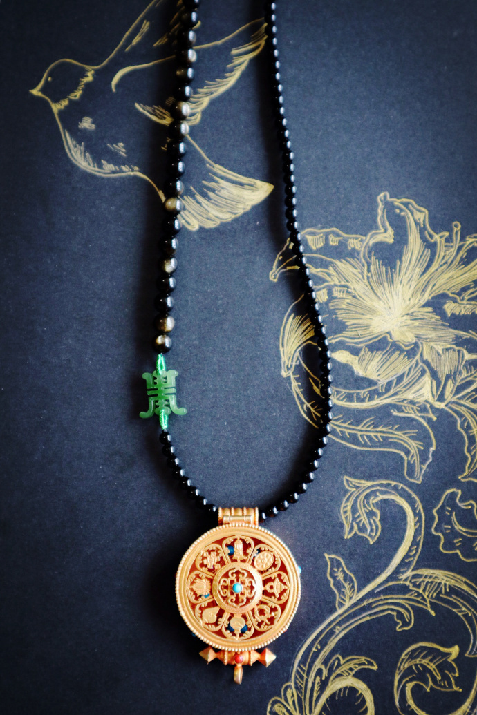 【嘎乌盒|鎏金】菩心特色的“财神”嘎乌盒