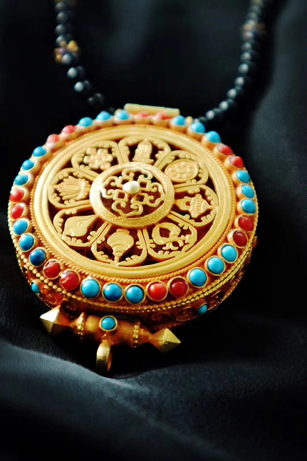 嘎乌盒|纯银鎏金