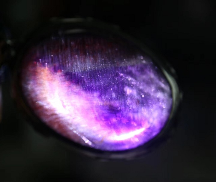 菩心-紫发晶&捷克陨石