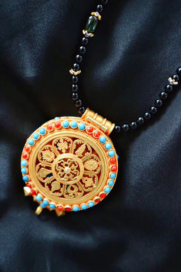 嘎乌盒|纯银鎏金