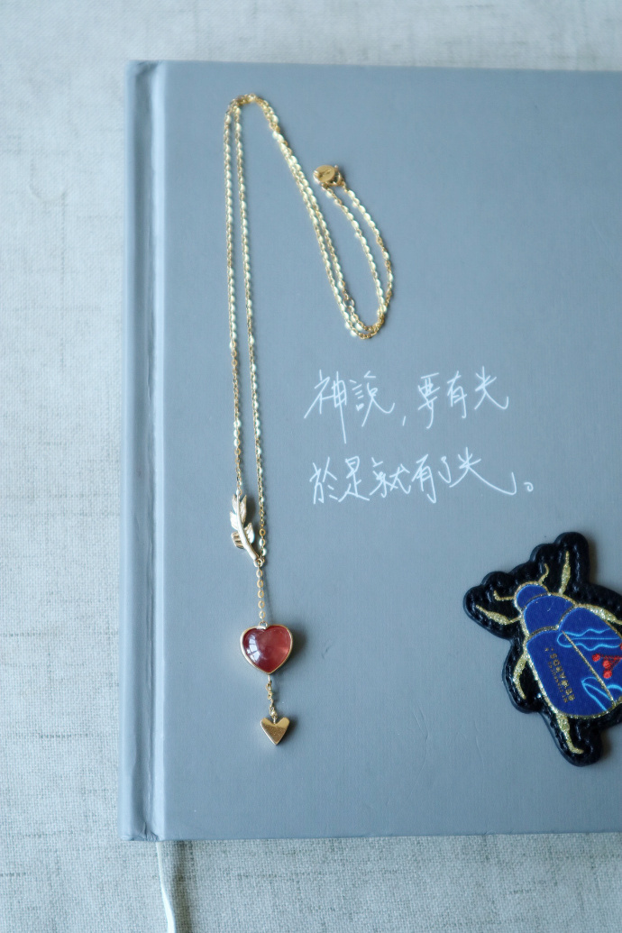 【红纹石|18k金】-丘比特之箭-菩心晶舍