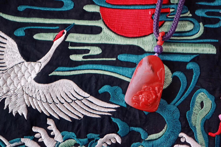 菩心保山南红 | 蝶恋花