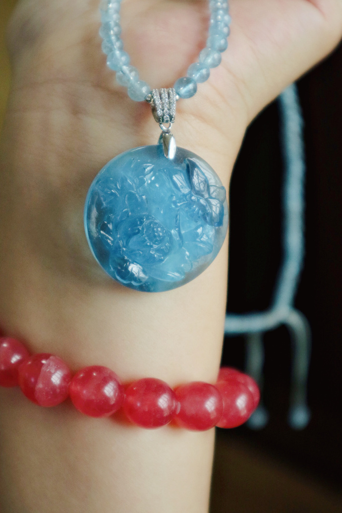 海蓝宝 海蓝宝|紫水晶球七星阵-满足你的浪漫情怀-菩心晶舍