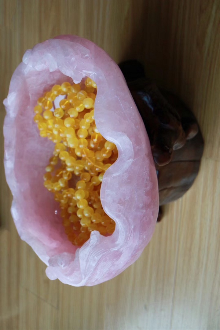 菩心 | 收藏级粉晶聚宝盆