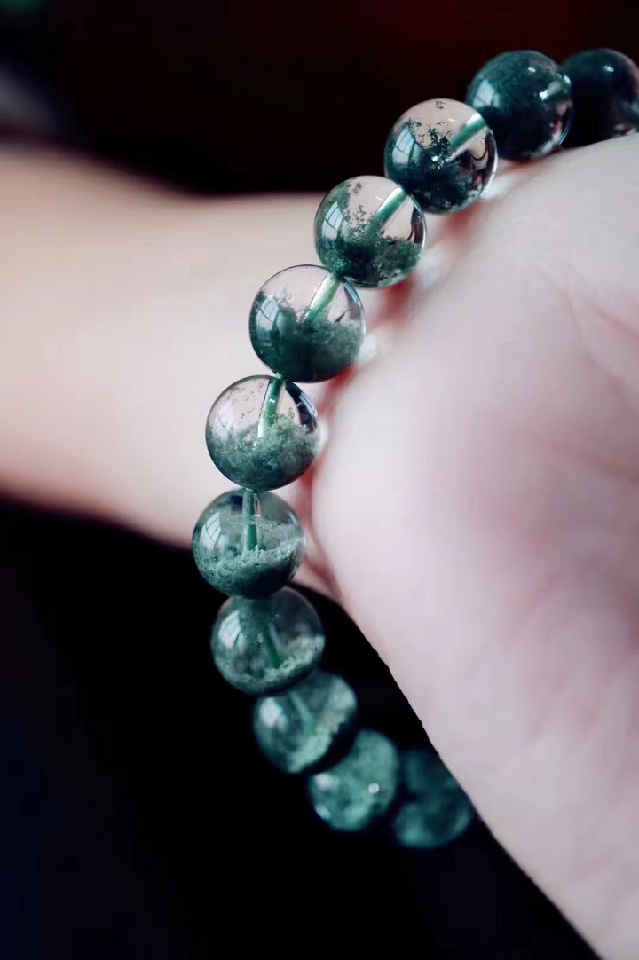 【菩心绿幽灵聚宝盆】代表着大地的能量，对心轮深深的疗愈-菩心晶舍