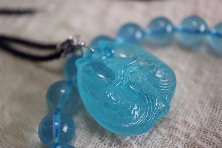 【菩心 | 海蓝宝】海蓝宝石象征幸福、幸运、美好、长久，是双鱼座的守护幸运石-菩心晶舍