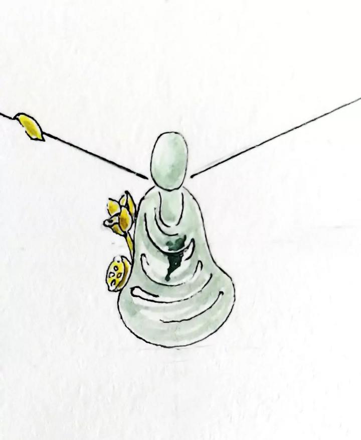 翡翠无相佛莲花吊坠设计稿 菩心近期的设计款单品以及设计图展示-菩心晶舍