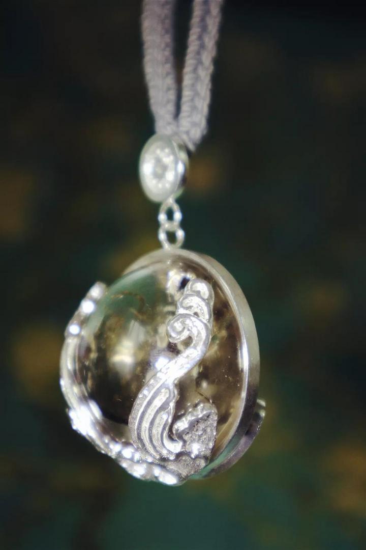 白水晶胎毛定制|海浪